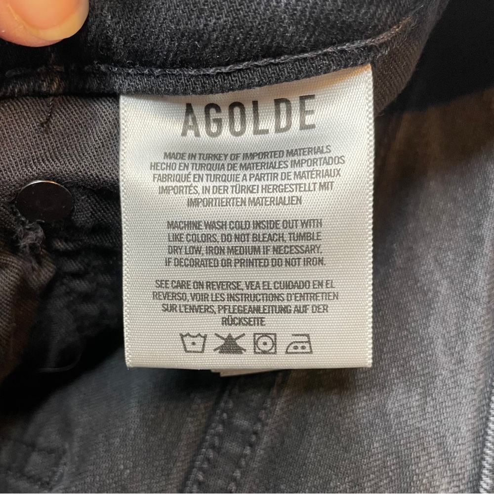 Agolde Black Ankle & Cropped Jeans - Picture 10 of 13